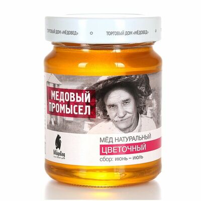 Мёд Медовый промысел цветочный натуральный в Азбука Вкуса Экспресс Меню по цене 269 ₽