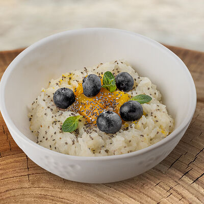 Каша рисовая с манго и семенами чиа в Изикофе по цене 370 ₽