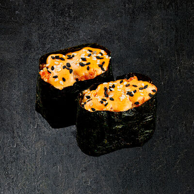 Гункан с лососем в I am PHO по цене 410 ₽