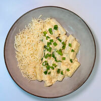 Токпокки сливочно-сырные в Kitsune Cafe