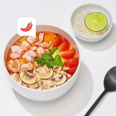 Том Ям с креветками в Много лосося по цене 550