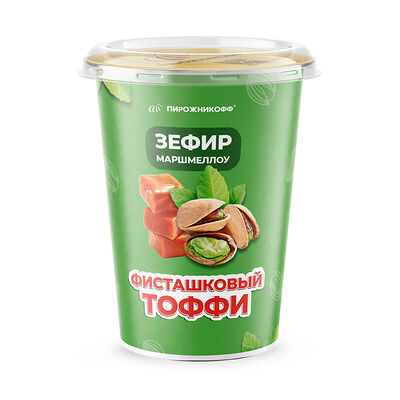 Зефир Маршмеллоу Фисташковый тоффи в Пирожникофф по цене 179 ₽