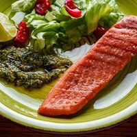 Стейк из семги в Паб XIII