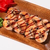 Запечённый с шампиньонами и крабом в Ями Тим