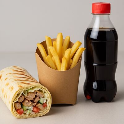 Комбо XXL, фри и напиток в Стрит-Фуд атрон по цене 649 ₽