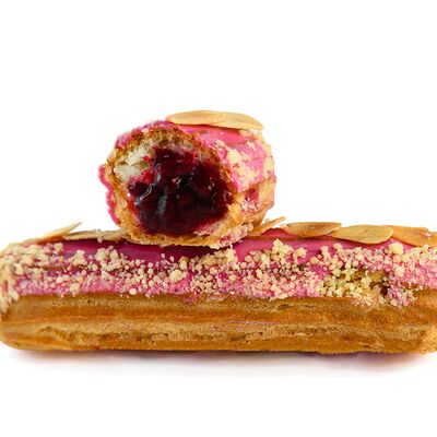 Эклер с малиной в Кусай эклер по цене 286 ₽