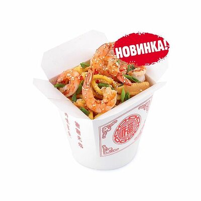 Wok - Креветки в Терияки соусе в Икура Экспресс по цене 530 ₽