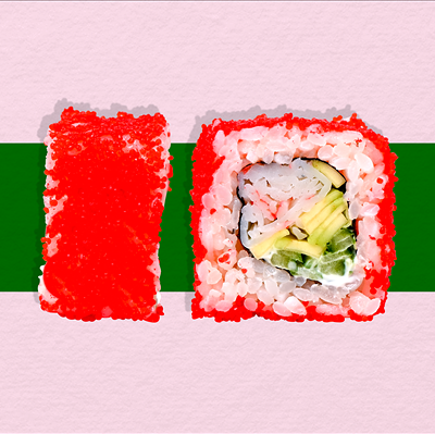Калифорния с крабом ( сурими) в Rolls & Bowls по цене 410 ₽