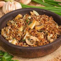 Гречка с грибами в Мушмула