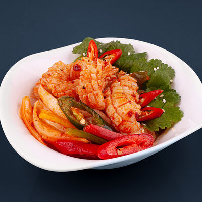 Хе из кальмара в Дом куксу korean noodles&bbq по цене 750 ₽