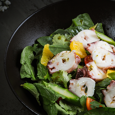 Салат с Осьминогом и соусом чимичурри в Zuma по цене 1200 ₽