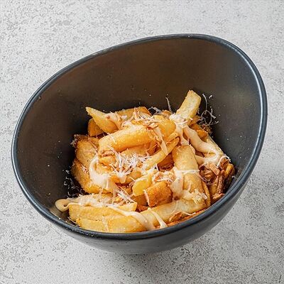 Картофель Фри с кранч-луком и пармезаном в ART FOOD по цене 8 р.