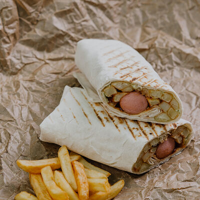 Хот-дог в лаваше в В рот хот-дог по цене 249 ₽