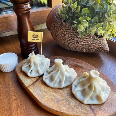 Хинкали с грибами и сыром в Салами Хинкали по цене 310 ₽