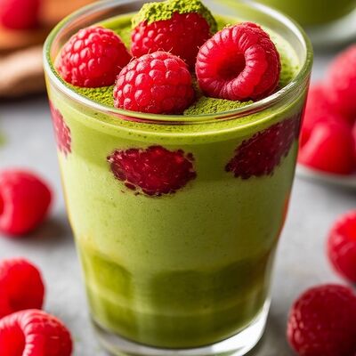 Бабл-ти малиновая матча с манго в Side Coffee по цене 399 ₽