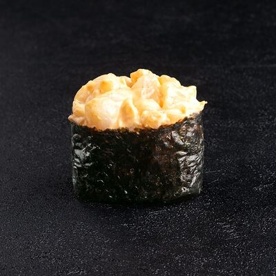 Спайси-гункан с креветкой в Рыбин Гуд Sushi Premium по цене 44 ₽