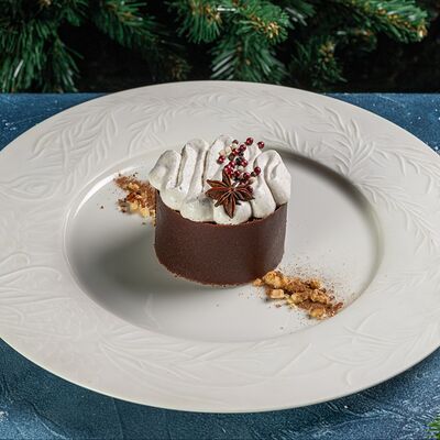 Рождественский десерт в Buffalero di Mare по цене 750 ₽