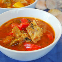 Soupe de carpe в Allocodrome Cocody