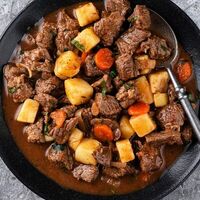 Сковородка со свининой в Ракушка