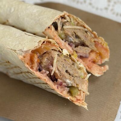 Шаурма с люля-кебабом из говядины в Сэр Донер по цене 480 ₽