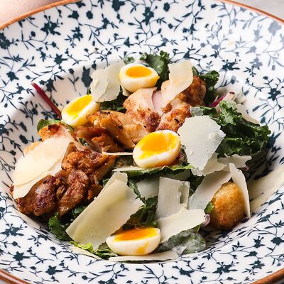 Салат с цыплёнком и соусом тоннато в SAGA по цене 560 ₽