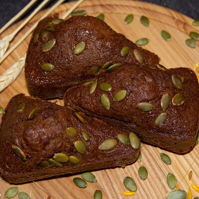 Кекс Тыквенный 100 гр в Хлеборезов по цене 60 ₽