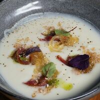 Крем-суп из сельдерея с уткой в LobbyOne