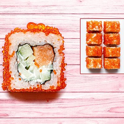 Калифорния Лосось в Mommi sushi по цене 395 ₽