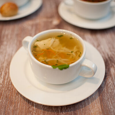 Суп куриный с домашней лапшой в Амирани по цене 250 ₽