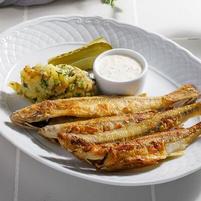 Жаренная по-домашнему балтийская корюшка в Кукумбер по цене 890