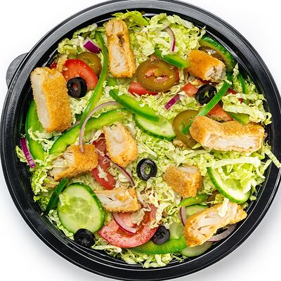 Салат Белая рыба с минтаем в панировке в Subway по цене 420 ₽