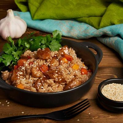 Рис wok с курицей в Суши ням по цене 498 ₽