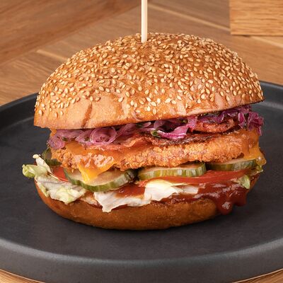 Бургер По-австрийскив Смокер по цене 570 ₽