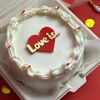 Бенто-торт топпер красный Love is в The.cakes_spb по цене 2100