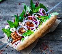 Хот-Дог с шашлыком в Сытый волк