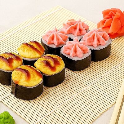 Запечённые хосомаки со снежным крабом в Ясураги по цене 485 ₽