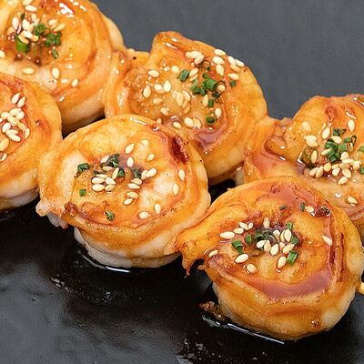 Шашлык из креветок в Сапфир Premium HITS & GRILL по цене 1300 ₽