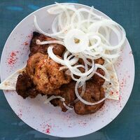 Шашлык из свинины в Любимое