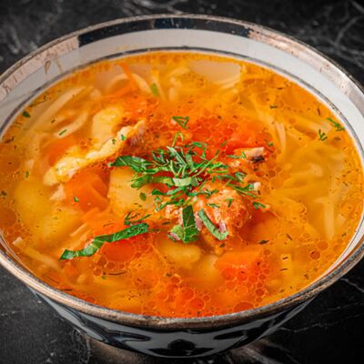 Суп куриный с лапшой в Чайхана Плов центр по цене 335 ₽