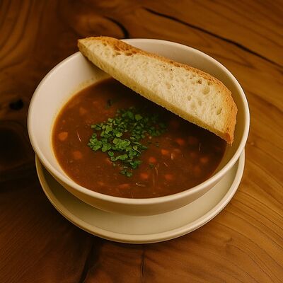 Суп Гуляш в Pandora по цене 540 ₽