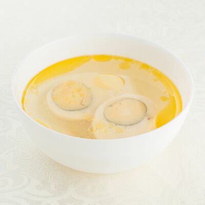 Куриный бульон с яйцом в Римские каникулы по цене 180 ₽