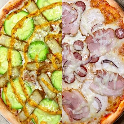 Фитнес-хит и Три богатыря в ПиЦЦунда Море начинки по цене 1254 ₽