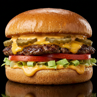 Бургер Джерри под кайфом (котлета нвыбор) в Место Про Тесто по цене 515 ₽