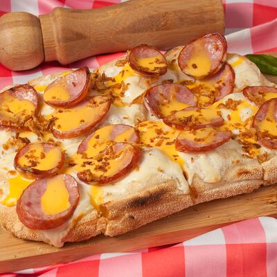 С краковской колбасой и соусом чеддер в Perotti Pizza по цене 545