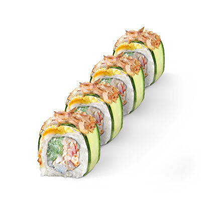 Зеленый дракон в Матча Суши Бенто по цене 310 ₽