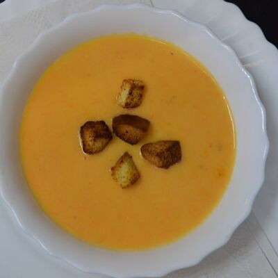 Суп-пюре овощной в SUSHIROLLS по цене 290 ₽