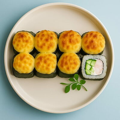 Запечённый с креветкой в Sushi Family по цене 552 ₽