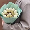 Букет «Фисташка» (19 шт.) в Luna-Клубника в шоколаде по цене 3990