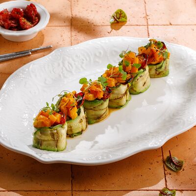 Ролл с запеченной тыквойв ЛарисуВаннуХочу по цене 590