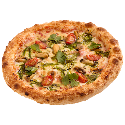 Пицца с мидиями и чукой 35 см в Суши-Маркет по цене 929 ₽